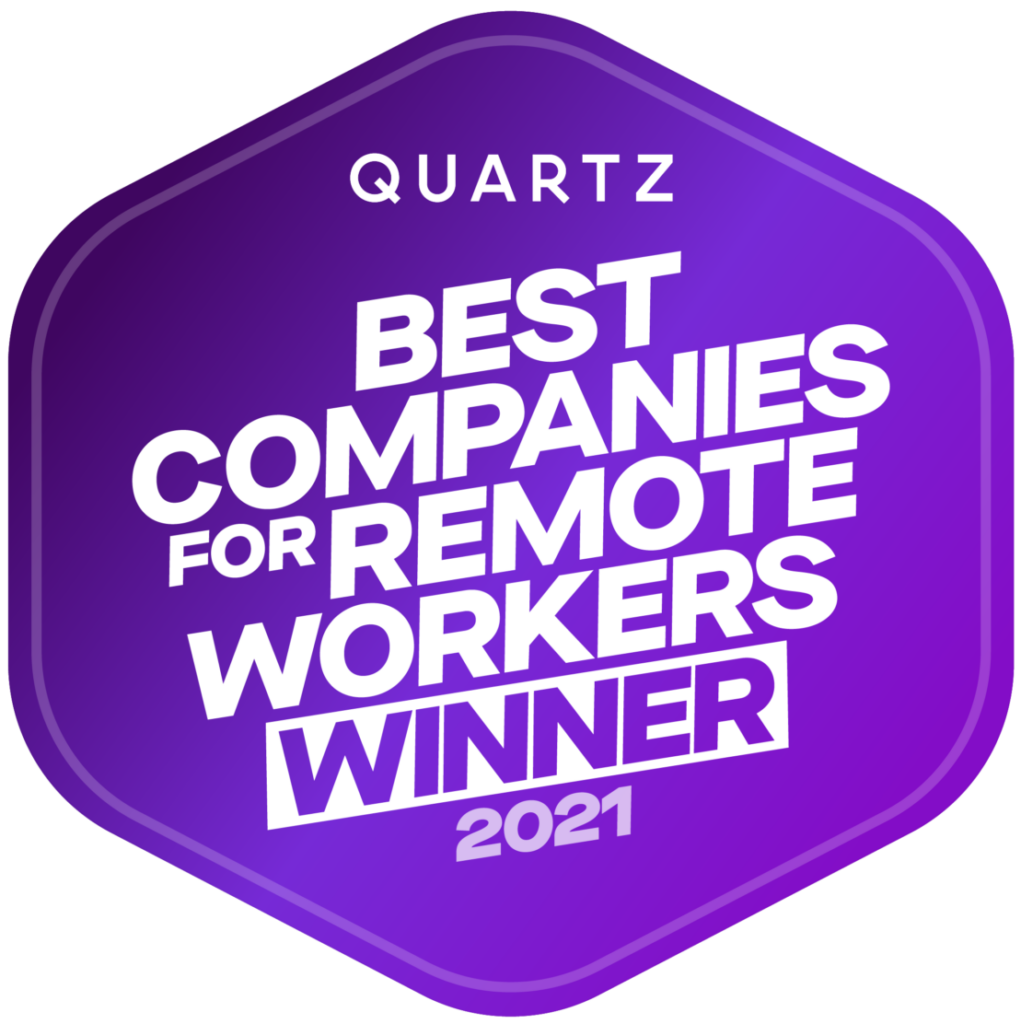 quartz best companies for remote workers winner 2021